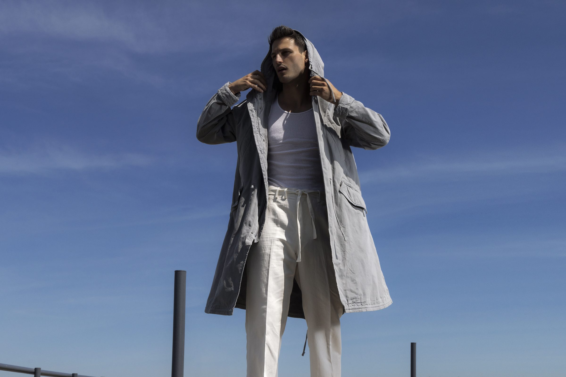 Portraits of Levi Lomey by Rick Day.
