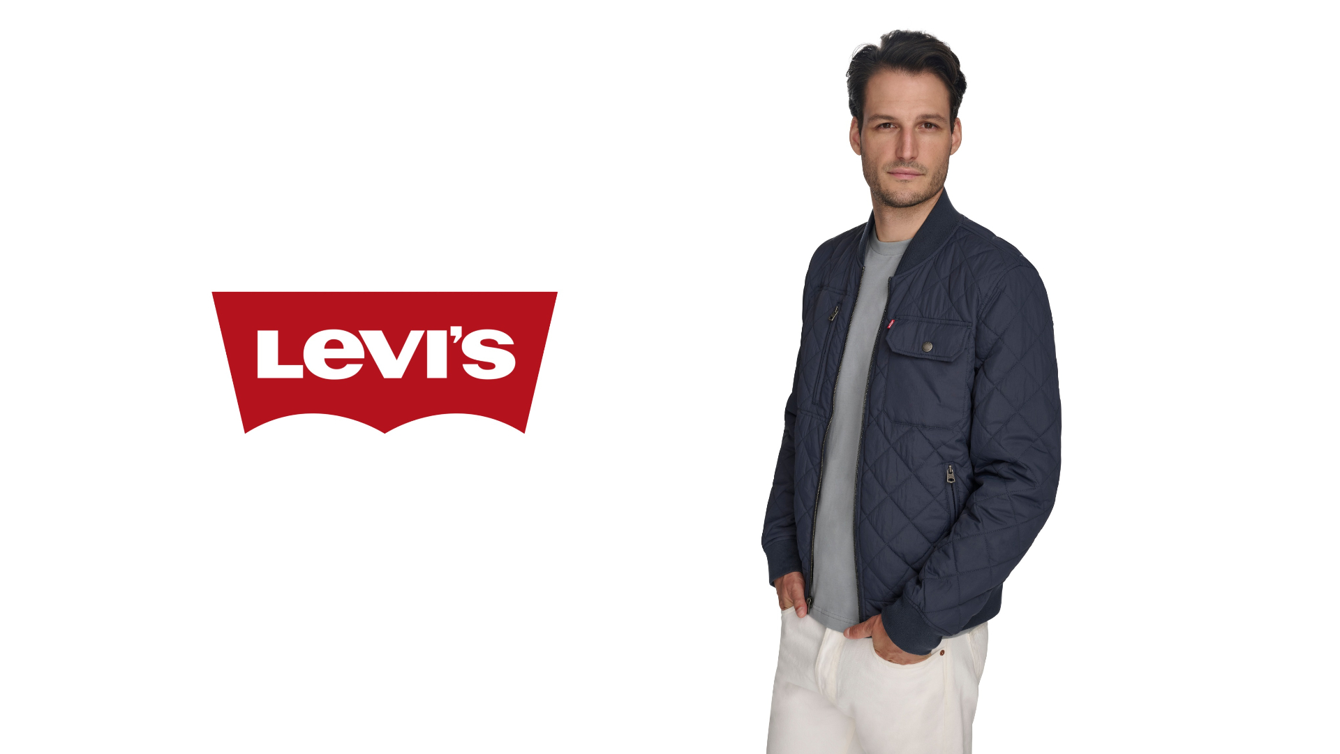 Levi Lomey for Levi's - quilted bomber campaign.